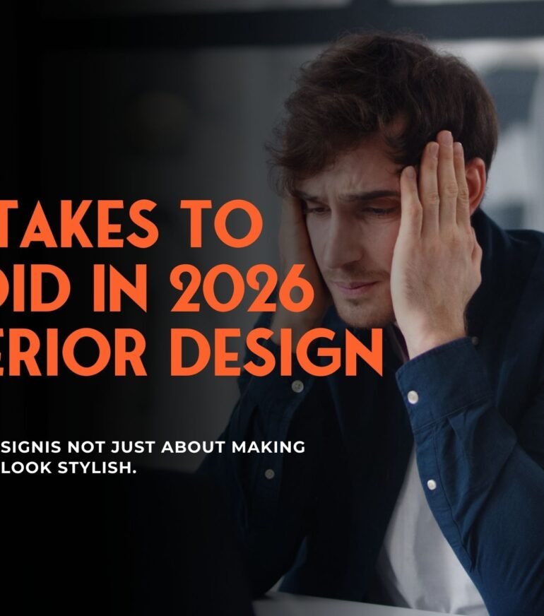 Mistakes to Avoid in 2026 Interior Design and How to Get It Right